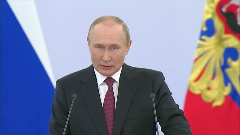 FILE - Earlier this week, both houses of the Russian parliament ratified treaties making the...
