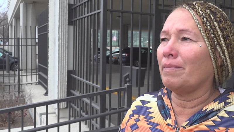 Lisa High Wolf speaks after her son's murderer is sentenced to life in prison.