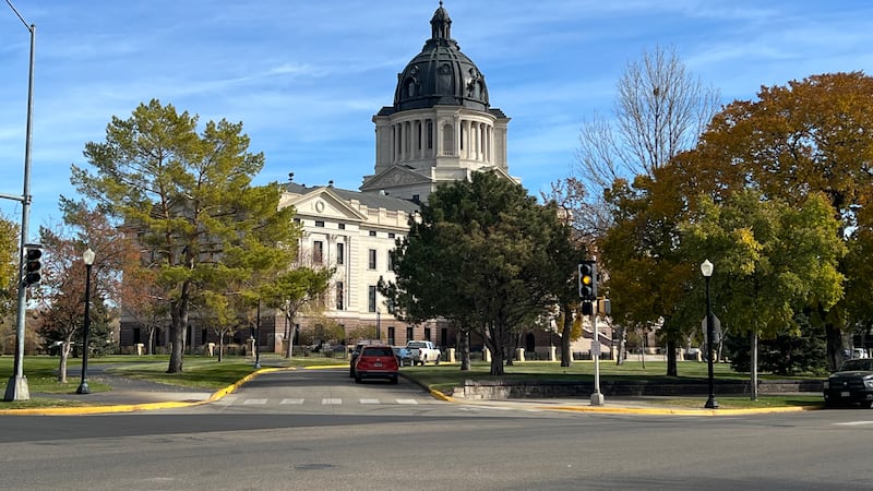 The South Dakota State Capitol building in Pierre.