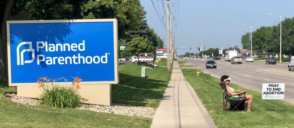 Gala Byrun, of Sioux Falls, volunteered in July 2021 with a national pro-life organization to...
