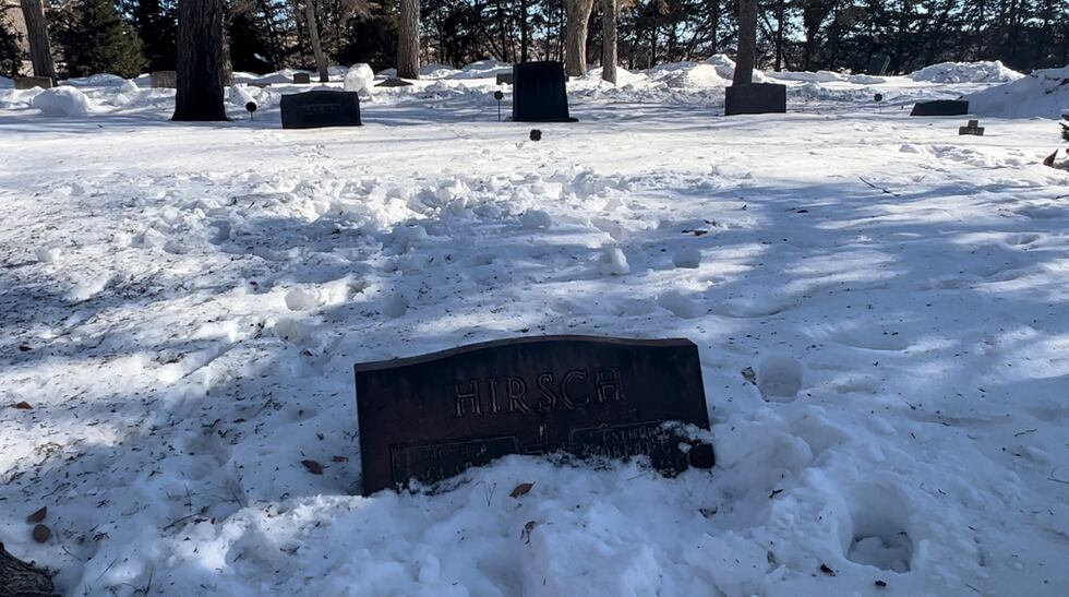 Jerry Hirsch, along with other deceased family members, are buried in a family plot in the...