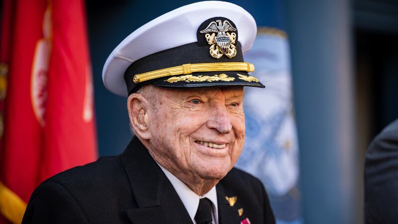 Retired U.S. Navy Capt. E. Royce Williams received a Navy Cross for his actions during the...