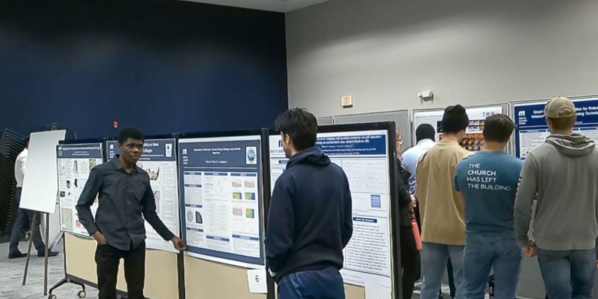 14th Annual Student Research Symposium at South Dakota Mines had over 80 participants this year 14th Annual Student Research Symposium at South Dakota Mines had over 80 participants this year
