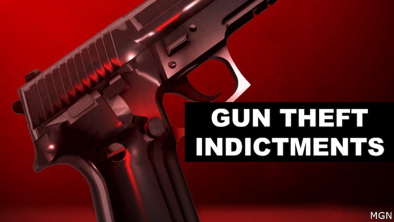 Three Dewey County men are indicted for stealing around 100 firearms in August 2022.