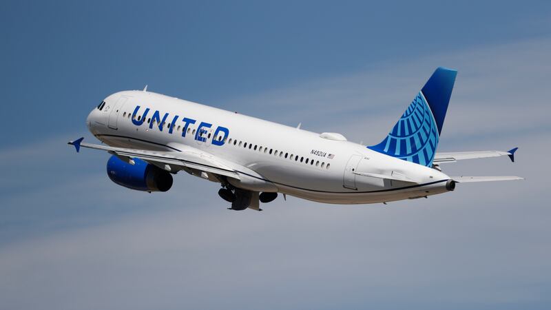 FILE - A United Airlines jetliner lifts off from a runway at Denver International Airport on...