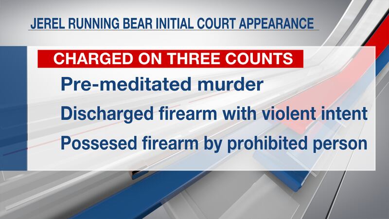 Wounded Knee murder suspect made initial Federal Court appearance Friday