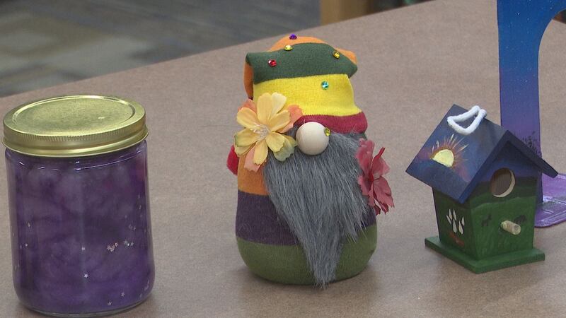 During the crafternoon teens can make galaxy jars, birdhouses, and even plushies.